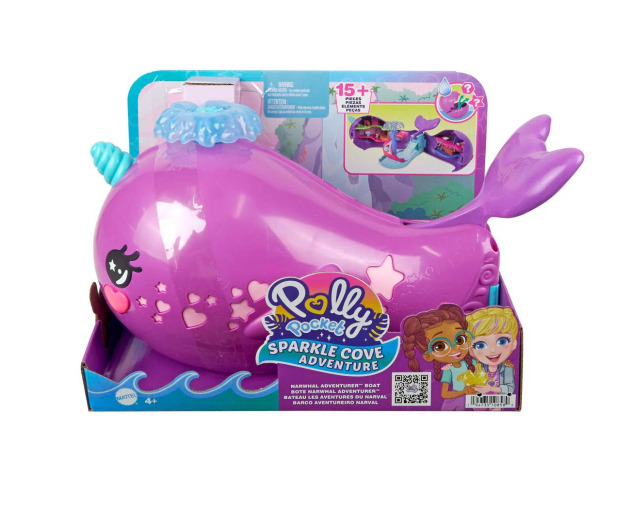 Mattel Polly Pocket Narwal łódź podwodna - 1157874 - zdjęcie 4